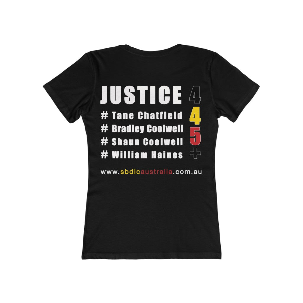 SBDIC Australia Campaign 4 Justice Women's Tee